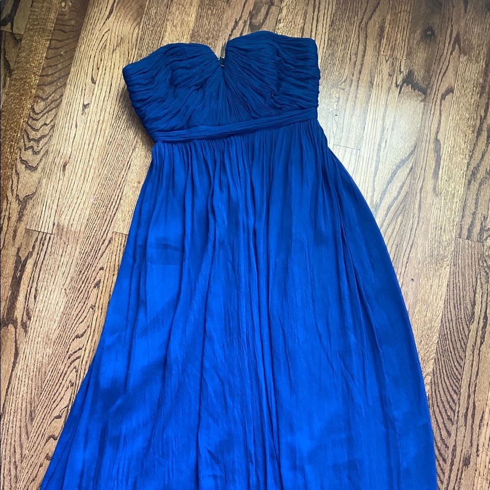 J Crew Silk Chiffon Marbella Gown 10P